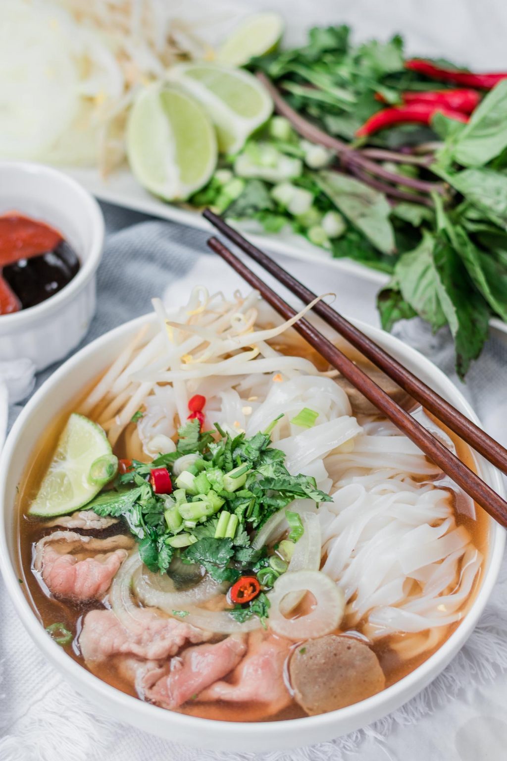 Instant Pot Vietnamese Beef Pho Noodle Soup - Beyond the Noms