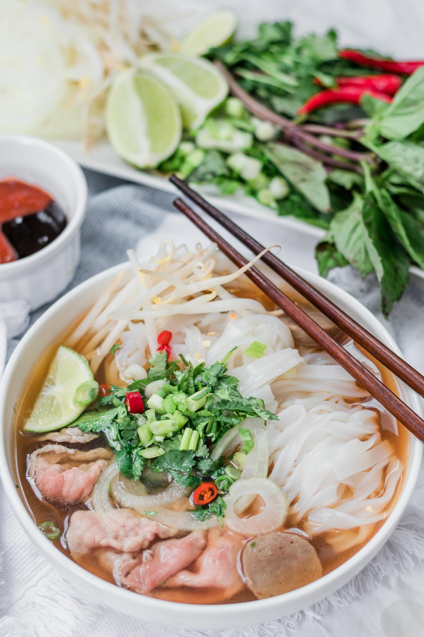 Instant Pot Vietnamese Beef Pho Noodle Soup - BEYOND THE NOMS
