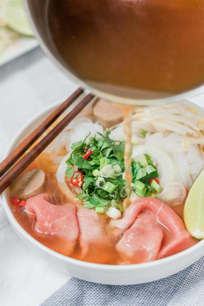 Instant Pot Vietnamese Beef Pho Noodle Soup - Beyond the Noms