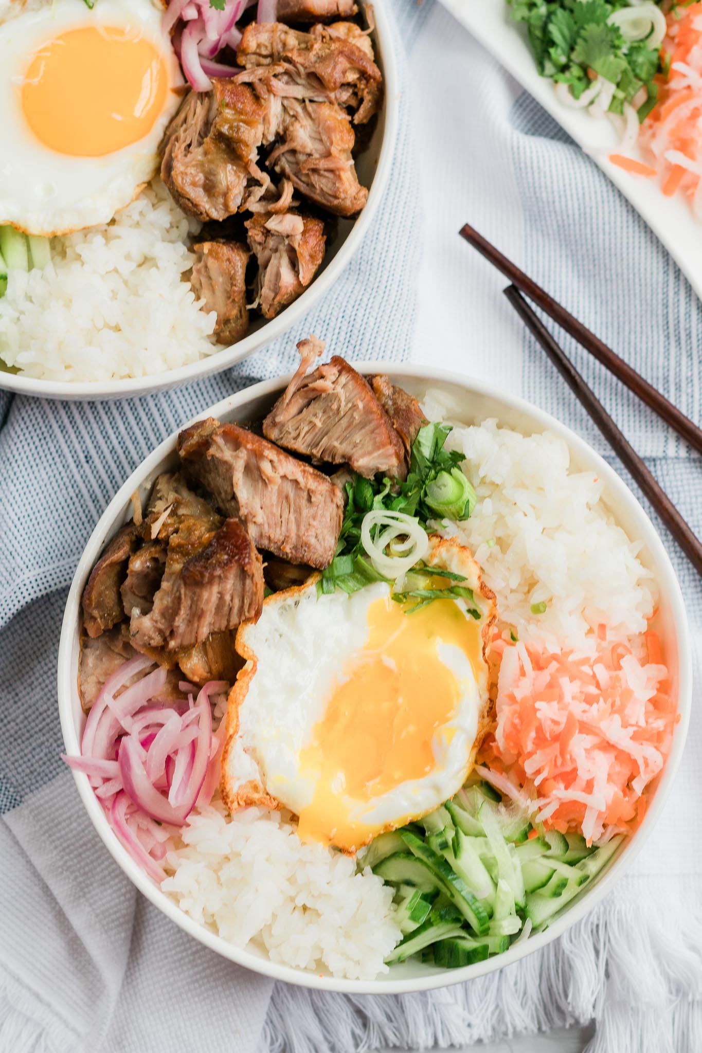 Vietnamese Inspired Braised Pork Rice Bowl - BEYOND THE NOMS