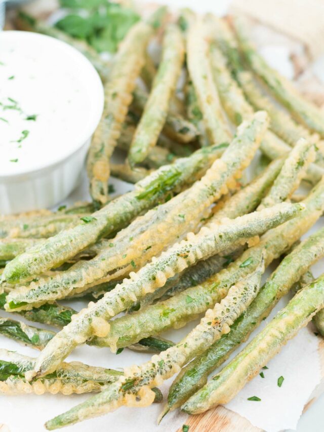 Deep Fried Green Beans BEYOND THE NOMS